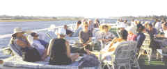 Group on deck of the Nile Cruise boat