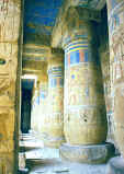 Medinet Habu pillars
