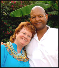 Aaron & Sue at the Blue Lotus